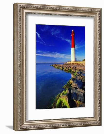 Barnegat Lighthouse, New Jersey-George Oze-Framed Photographic Print