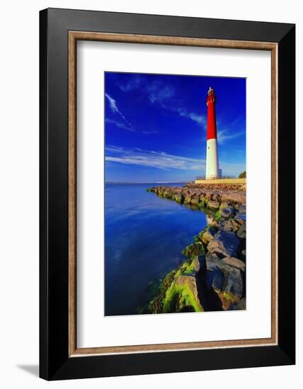 Barnegat Lighthouse, New Jersey-George Oze-Framed Photographic Print