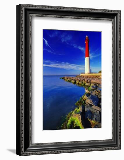 Barnegat Lighthouse, New Jersey-George Oze-Framed Photographic Print