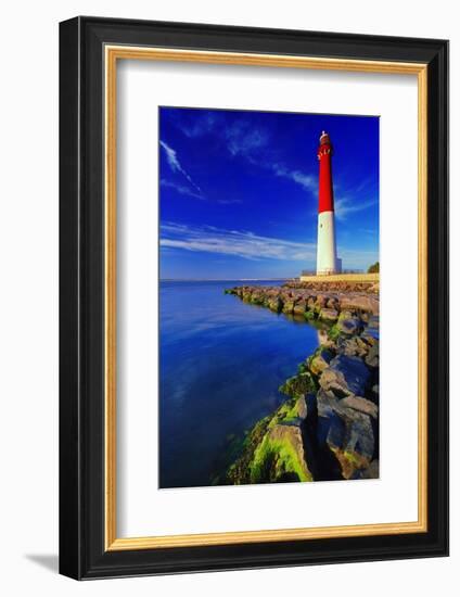 Barnegat Lighthouse, New Jersey-George Oze-Framed Photographic Print