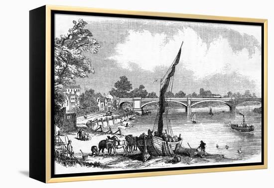 Barnes Bridge-null-Framed Premier Image Canvas