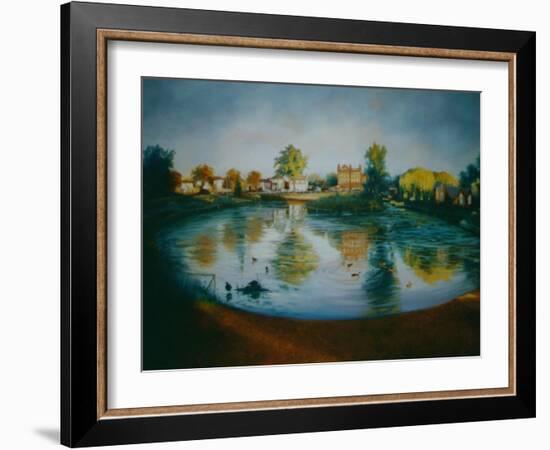 Barnes Pond, 2006-Lee Campbell-Framed Giclee Print