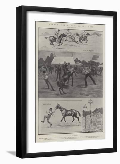 Barnet Horse and Cattle Fair-Ralph Cleaver-Framed Giclee Print