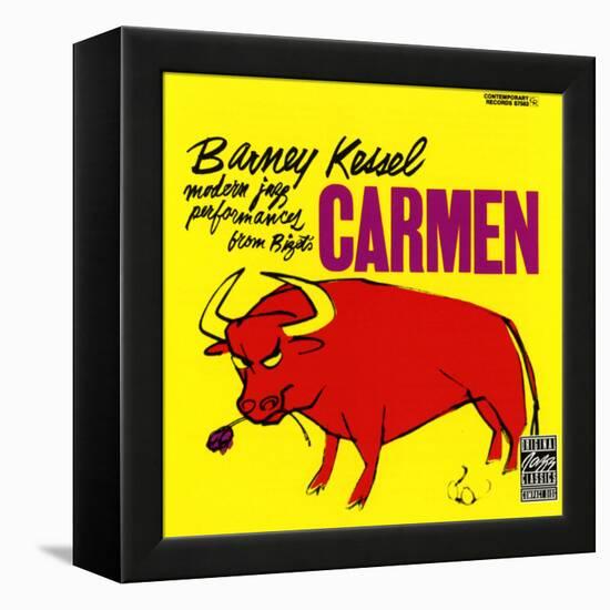 Barney Kessel, Japanese release of the Carmen Album-null-Framed Stretched Canvas