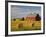 Barns and Hay Bales in Field-Darrell Gulin-Framed Photographic Print