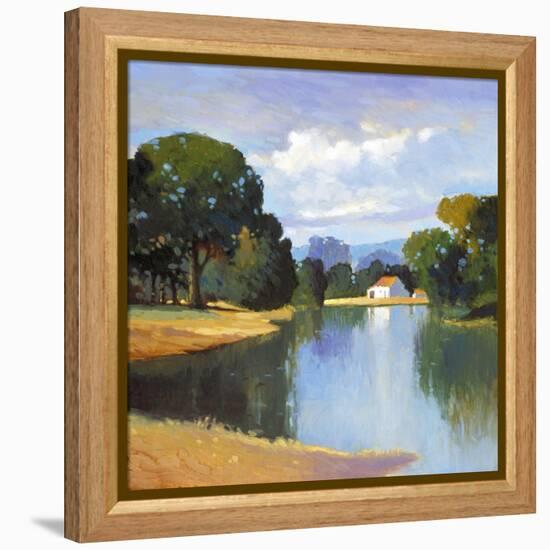 Barns on Greenbrier I-Max Hayslette-Framed Premier Image Canvas