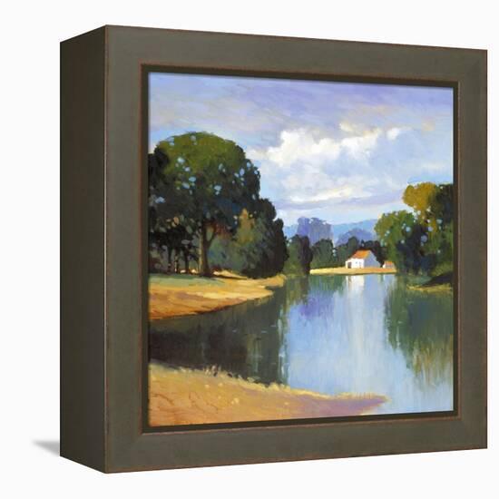 Barns on Greenbrier I-Max Hayslette-Framed Premier Image Canvas