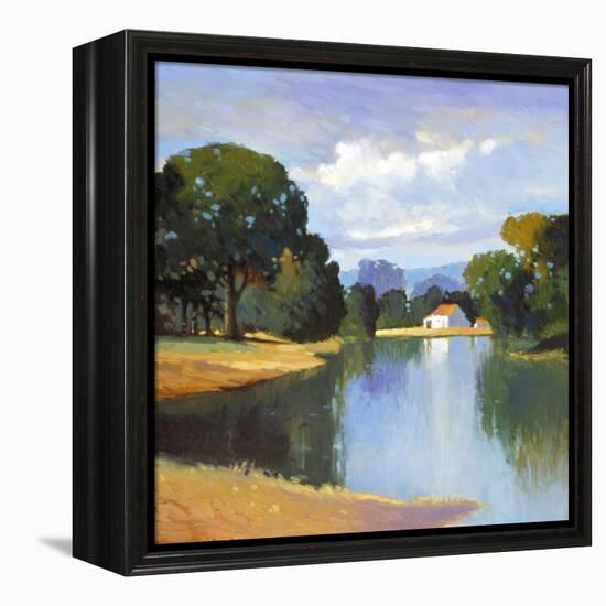 Barns on Greenbrier I-Max Hayslette-Framed Premier Image Canvas