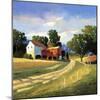 Barns on Greenbrier V-Max Hayslette-Mounted Giclee Print