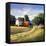 Barns on Greenbrier V-Max Hayslette-Framed Premier Image Canvas