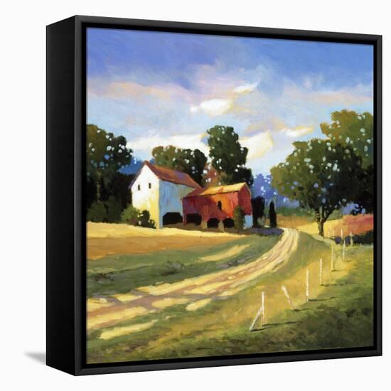 Barns on Greenbrier V-Max Hayslette-Framed Premier Image Canvas