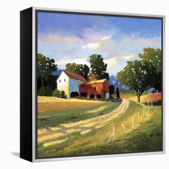 Barns on Greenbrier V-Max Hayslette-Framed Premier Image Canvas