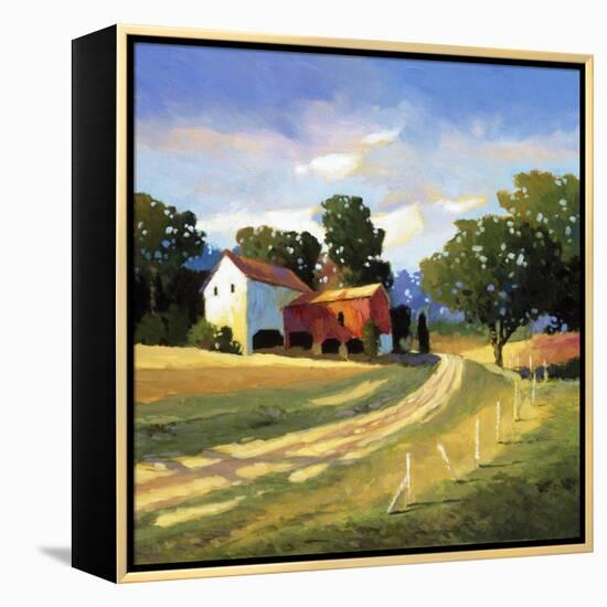 Barns on Greenbrier V-Max Hayslette-Framed Premier Image Canvas