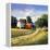 Barns on Greenbrier V-Max Hayslette-Framed Premier Image Canvas