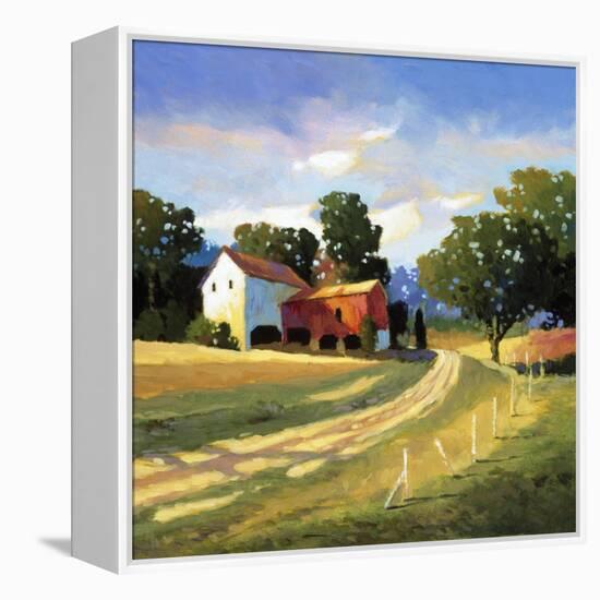 Barns on Greenbrier V-Max Hayslette-Framed Premier Image Canvas