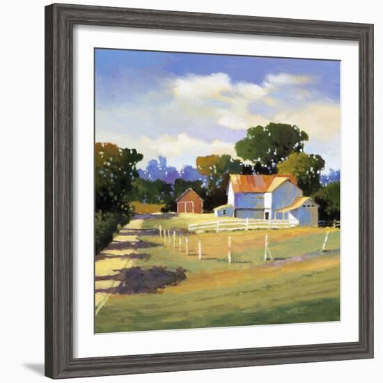 Barns on Greenbrier VI-Max Hayslette-Framed Premium Giclee Print