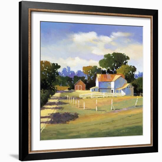 Barns on Greenbrier VI-Max Hayslette-Framed Premium Giclee Print