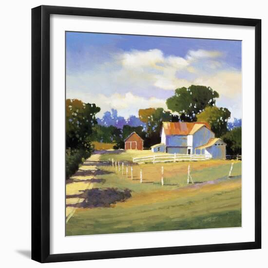 Barns on Greenbrier VI-Max Hayslette-Framed Premium Giclee Print