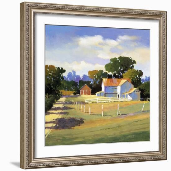 Barns on Greenbrier VI-Max Hayslette-Framed Giclee Print