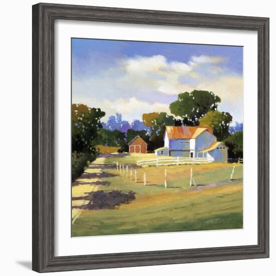 Barns on Greenbrier VI-Max Hayslette-Framed Giclee Print