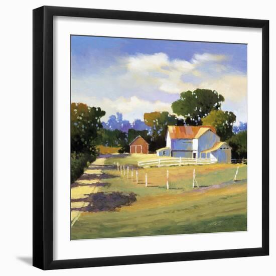 Barns on Greenbrier VI-Max Hayslette-Framed Giclee Print