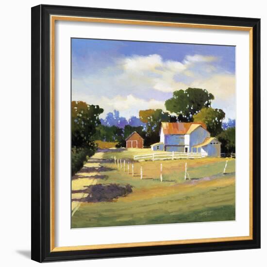 Barns on Greenbrier VI-Max Hayslette-Framed Giclee Print