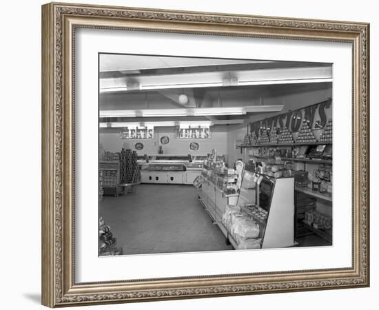 Barnsley Co-Op, Bolton Upon Dearne Branch, South Yorkshire, 1956-Michael Walters-Framed Photographic Print