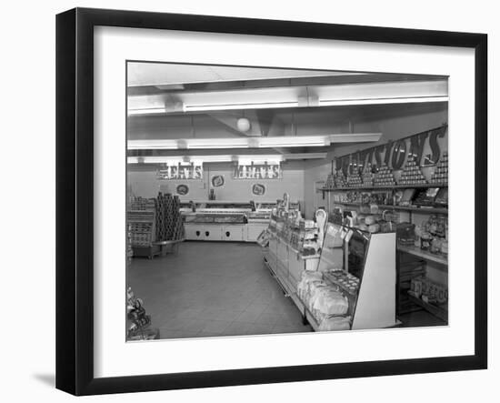 Barnsley Co-Op, Bolton Upon Dearne Branch, South Yorkshire, 1956-Michael Walters-Framed Photographic Print