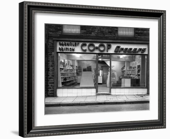 Barnsley Co-Op Grocers, South Yorkshire, 1954-Michael Walters-Framed Photographic Print