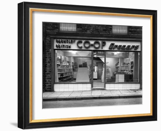 Barnsley Co-Op Grocers, South Yorkshire, 1954-Michael Walters-Framed Photographic Print