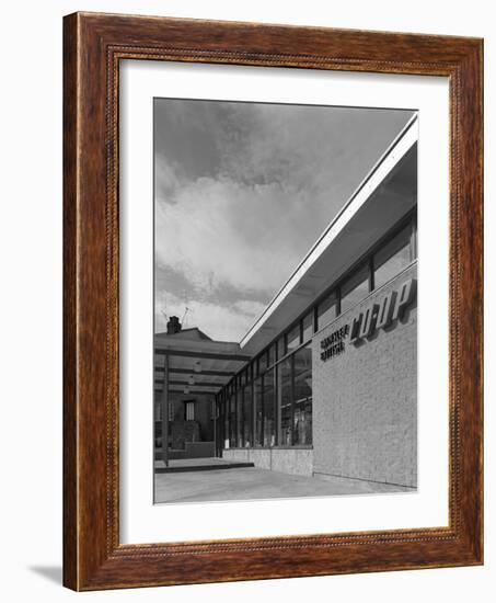 Barnsley Co-Op, Jump Branch, Near Barnsley, South Yorkshire, 1961-Michael Walters-Framed Photographic Print