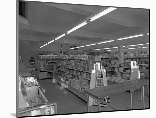 Barnsley Co-Op, Kendray Branch Interior, Barnsley, South Yorkshire, 1961-Michael Walters-Mounted Photographic Print