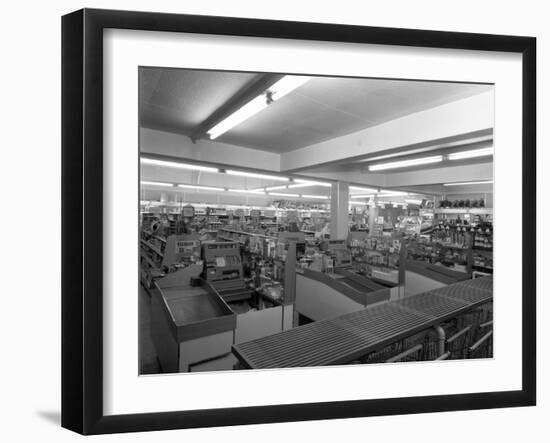 Barnsley Co-Op, Park Road Branch Interior, South Yorkshire, 1961-Michael Walters-Framed Photographic Print