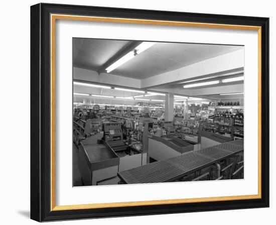 Barnsley Co-Op, Park Road Branch Interior, South Yorkshire, 1961-Michael Walters-Framed Photographic Print