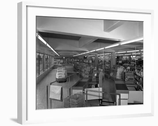 Barnsley Co-Op, Penistone Branch, South Yorkshire, 1956-Michael Walters-Framed Photographic Print