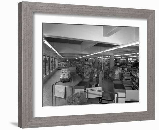 Barnsley Co-Op, Penistone Branch, South Yorkshire, 1956-Michael Walters-Framed Photographic Print