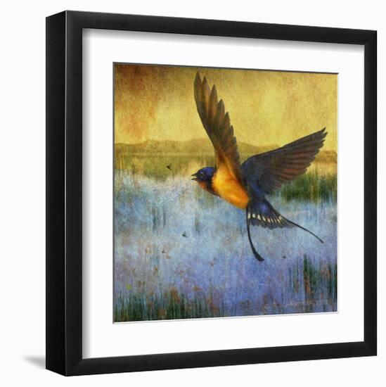 Barnswallow-Chris Vest-Framed Art Print