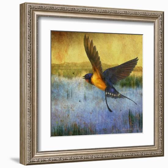 Barnswallow-Chris Vest-Framed Art Print