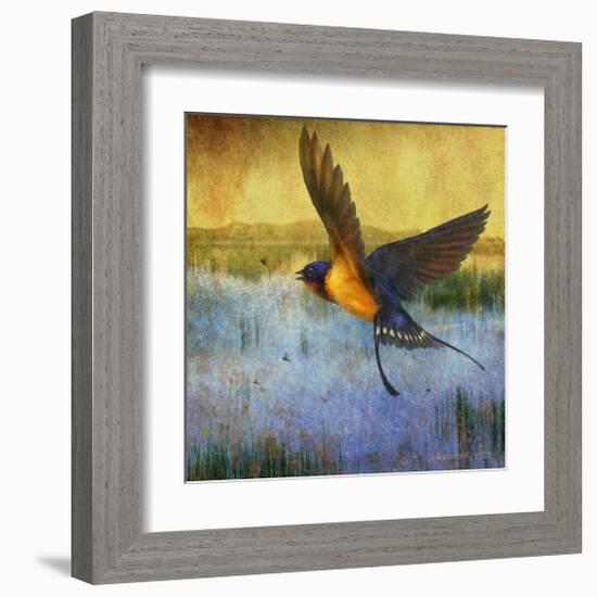 Barnswallow-Chris Vest-Framed Art Print