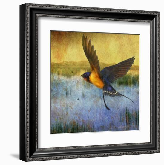 Barnswallow-Chris Vest-Framed Art Print