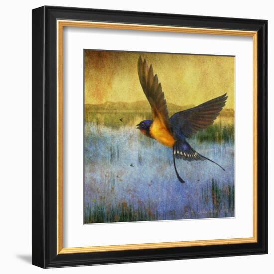 Barnswallow-Chris Vest-Framed Art Print