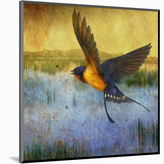 Barnswallow-Chris Vest-Mounted Art Print