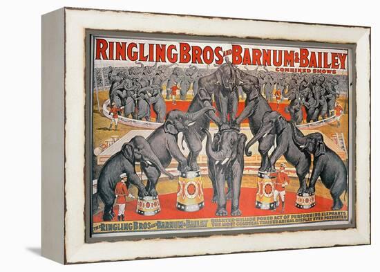 Barnum and Bailey Circus Poster-American School-Framed Premier Image Canvas