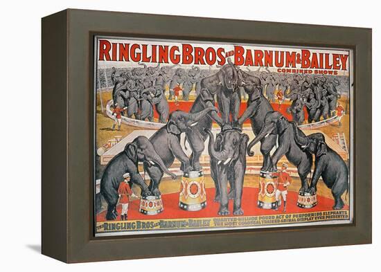 Barnum and Bailey Circus Poster-American School-Framed Premier Image Canvas