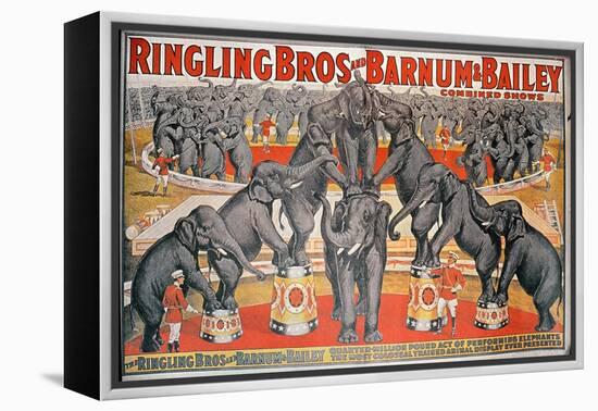 Barnum and Bailey Circus Poster-American School-Framed Premier Image Canvas