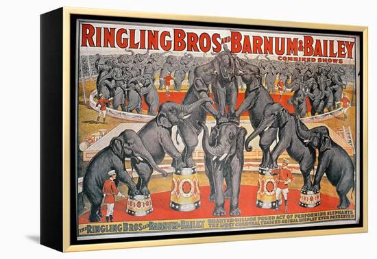 Barnum and Bailey Circus Poster-American School-Framed Premier Image Canvas