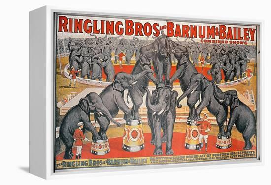 Barnum and Bailey Circus Poster-American School-Framed Premier Image Canvas