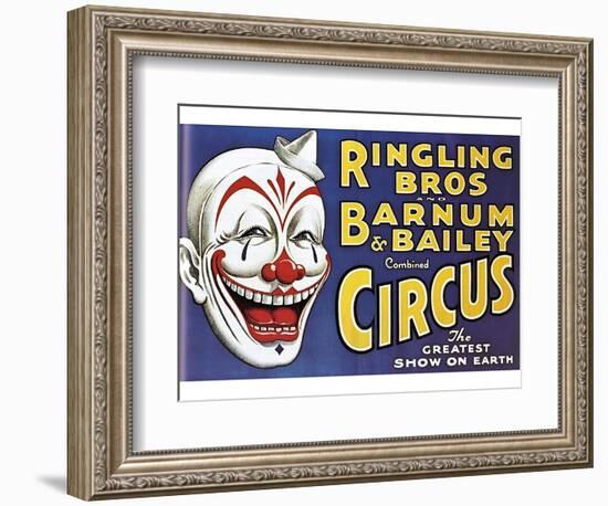 Barnum and Bailey's Circus, USA--Framed Giclee Print