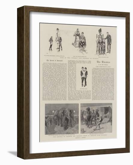 Barnum and Bailey's Show-null-Framed Giclee Print