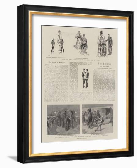 Barnum and Bailey's Show-null-Framed Giclee Print